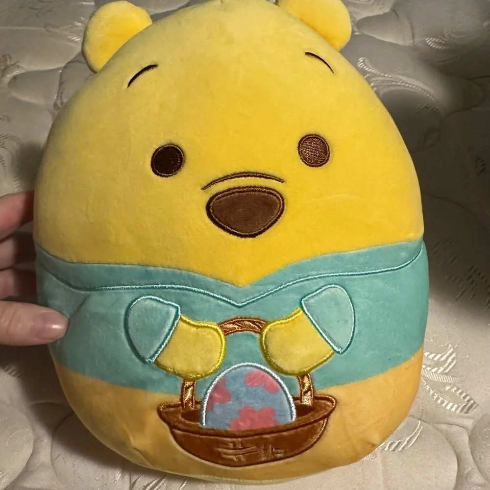 Winnie the Pooh Easter NEW SquishMallow Pillow - Picture 1 of 2
